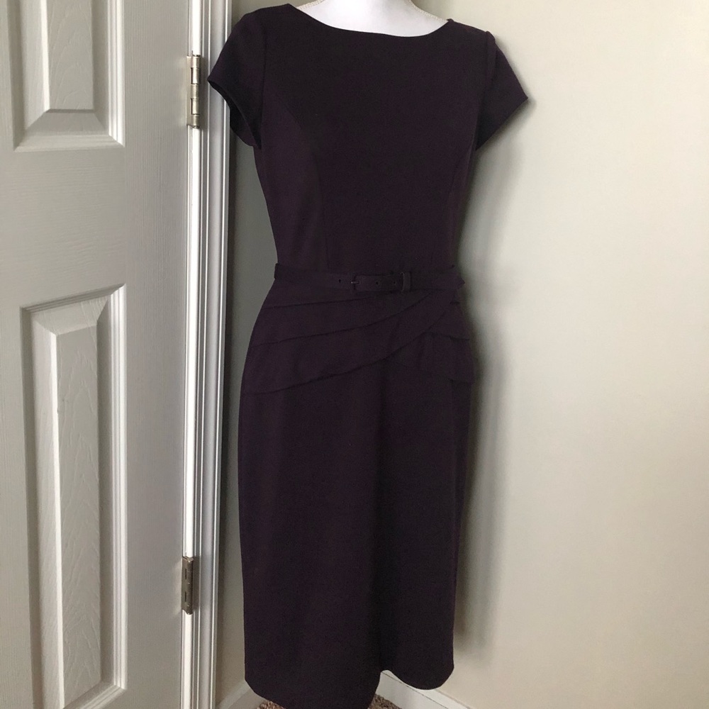 Size 6 Evan Picone Dress plum purple